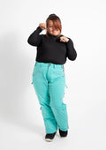 Aqua - Mila Snow Pant REGULAR - Nobody's Princess $Katie is wearing size AU12/US8 #colour_aqua