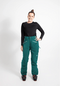 Moss - Mila Snow Pant REGULAR - Nobody's Princess $Lani is wearing size AU8/US4 #colour_moss