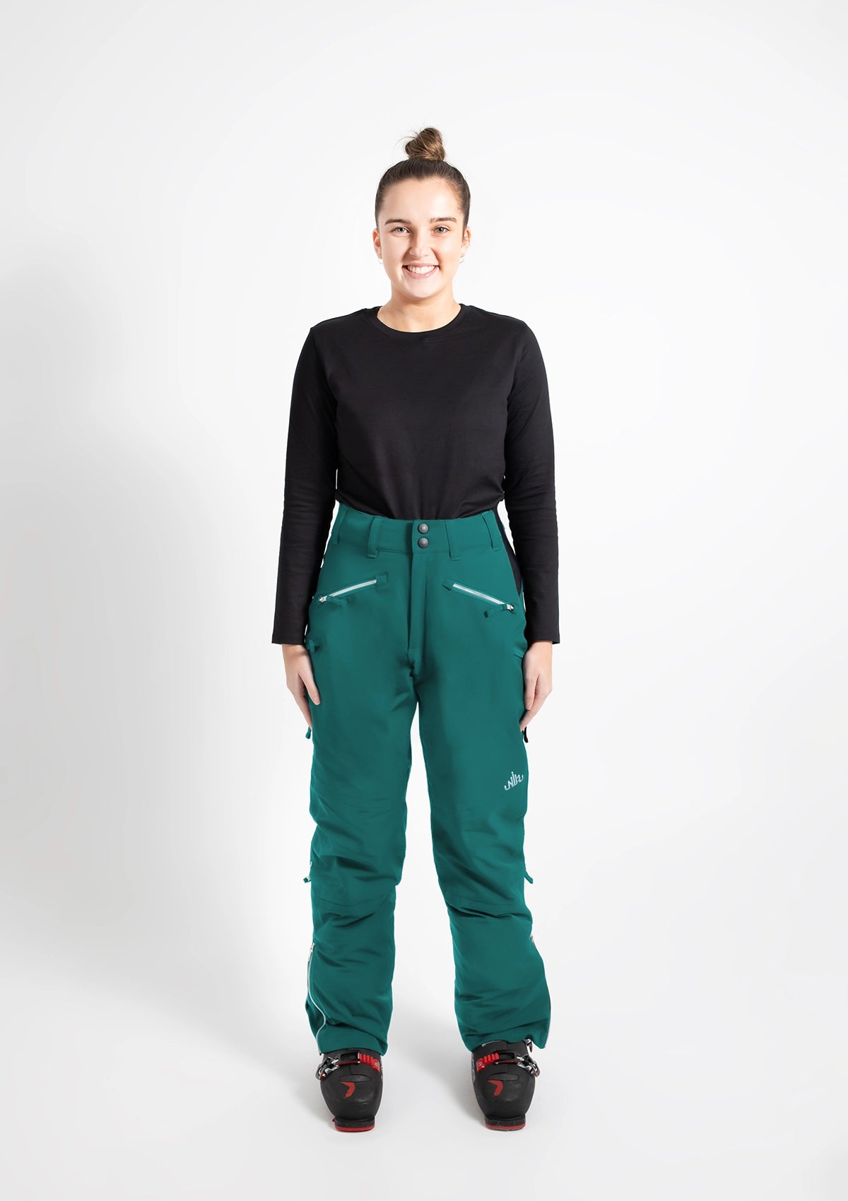 Moss - Mila Snow Pant REGULAR - Nobody's Princess #colour_moss
