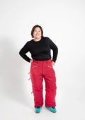 Raspberry - Mila Snow Pant SHORT - Nobody's Princess $Sam is wearing size AU12/US8 #colour_raspberry