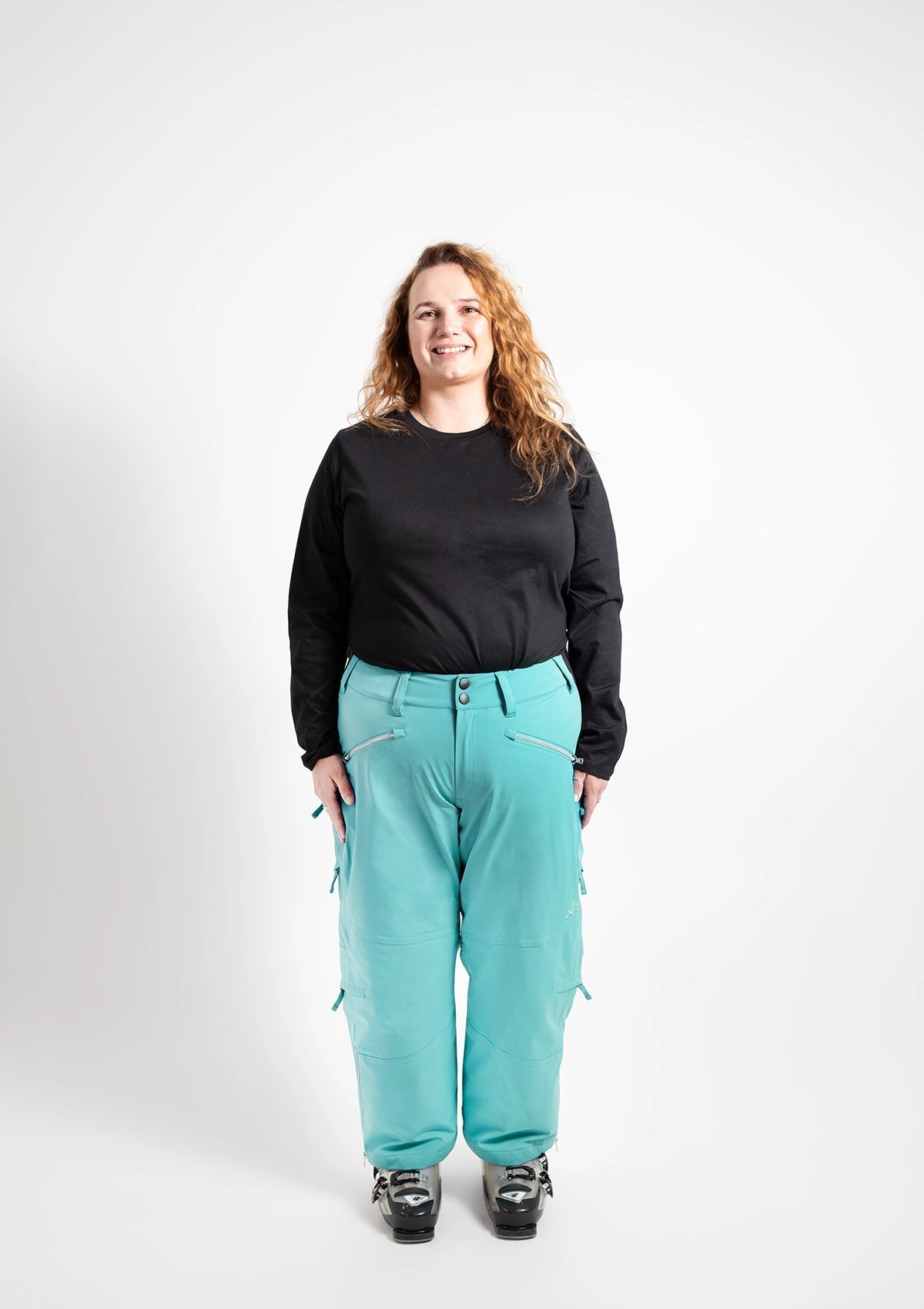 Aqua - Mila Snow Pant SHORT - Nobody's Princess #colour_aqua