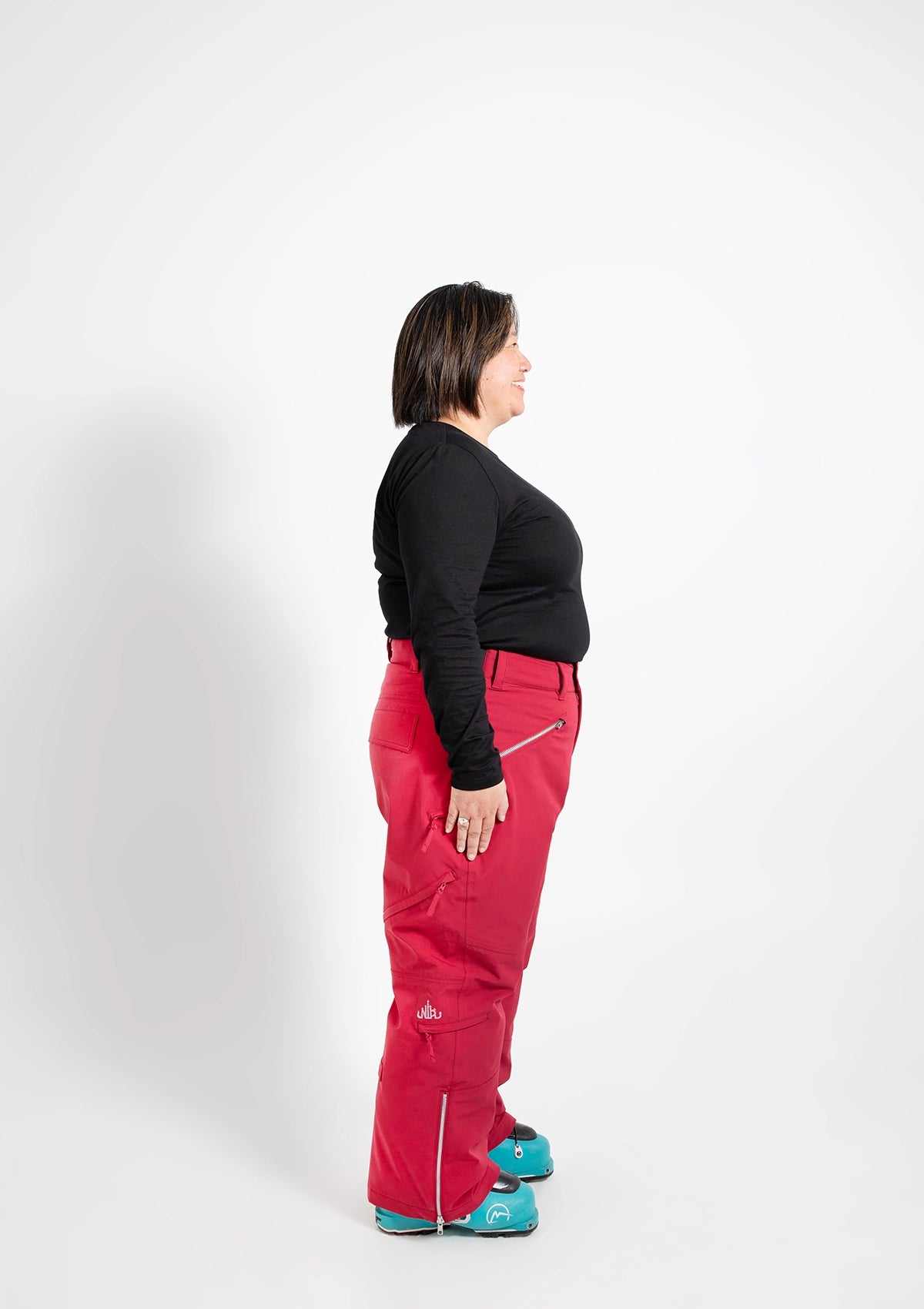 Raspberry - Mila Snow Pant SHORT - Nobody's Princess #colour_raspberry