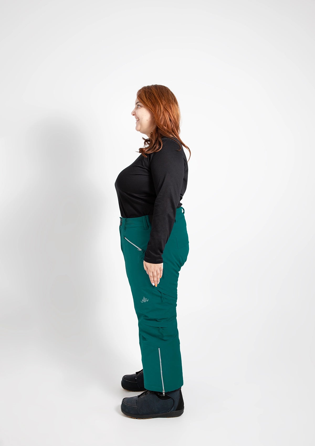 Moss - Mila Snow Pant SHORT - Nobody's Princess #colour_moss