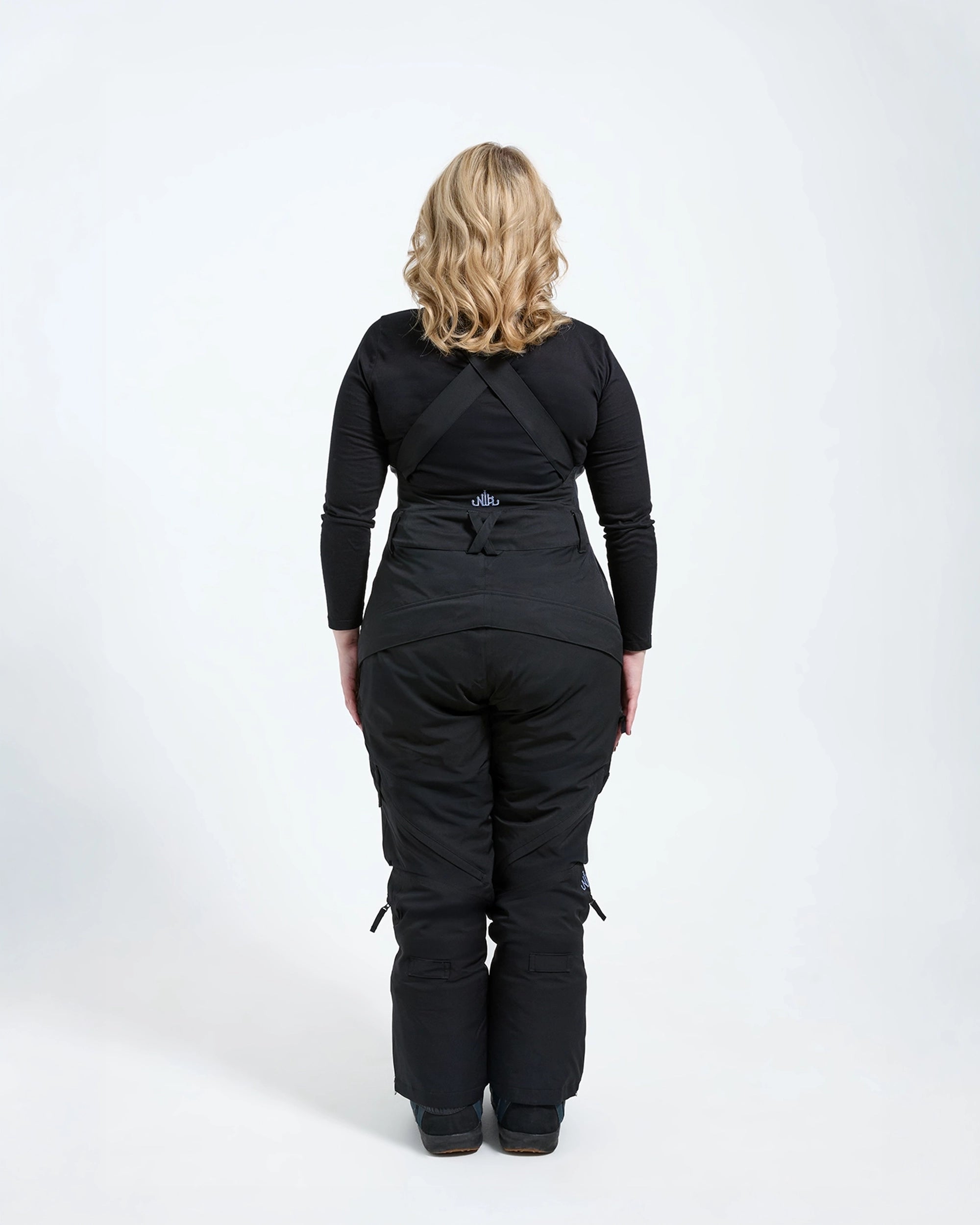 Black - Zali Snow Bib SHORT - Nobody's Princess #colour_black