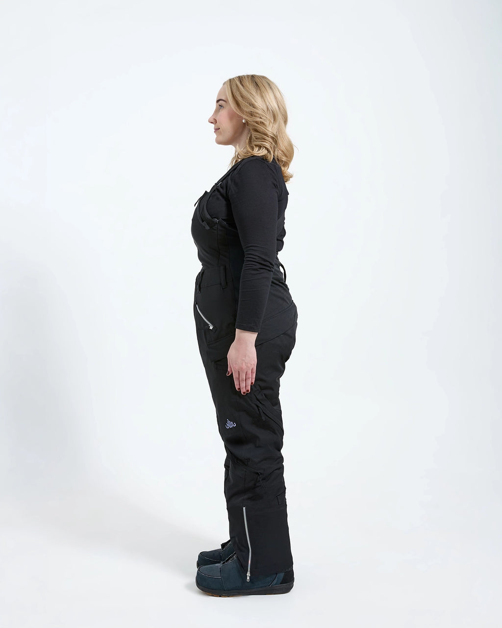 Black - Zali Snow Bib SHORT - Nobody's Princess #colour_black