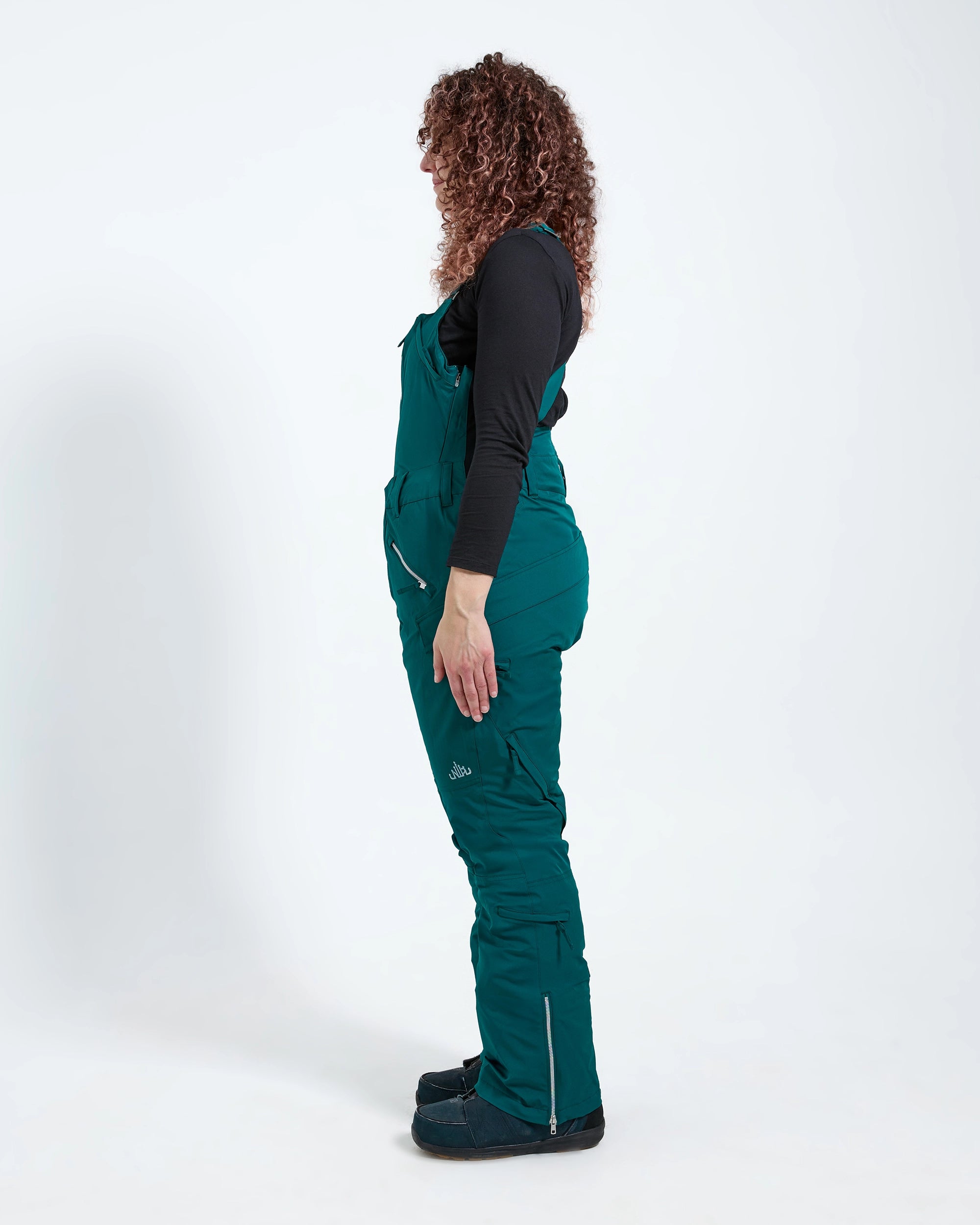 Moss - Zali Snow Bib TALL - Nobody's Princess #colour_moss