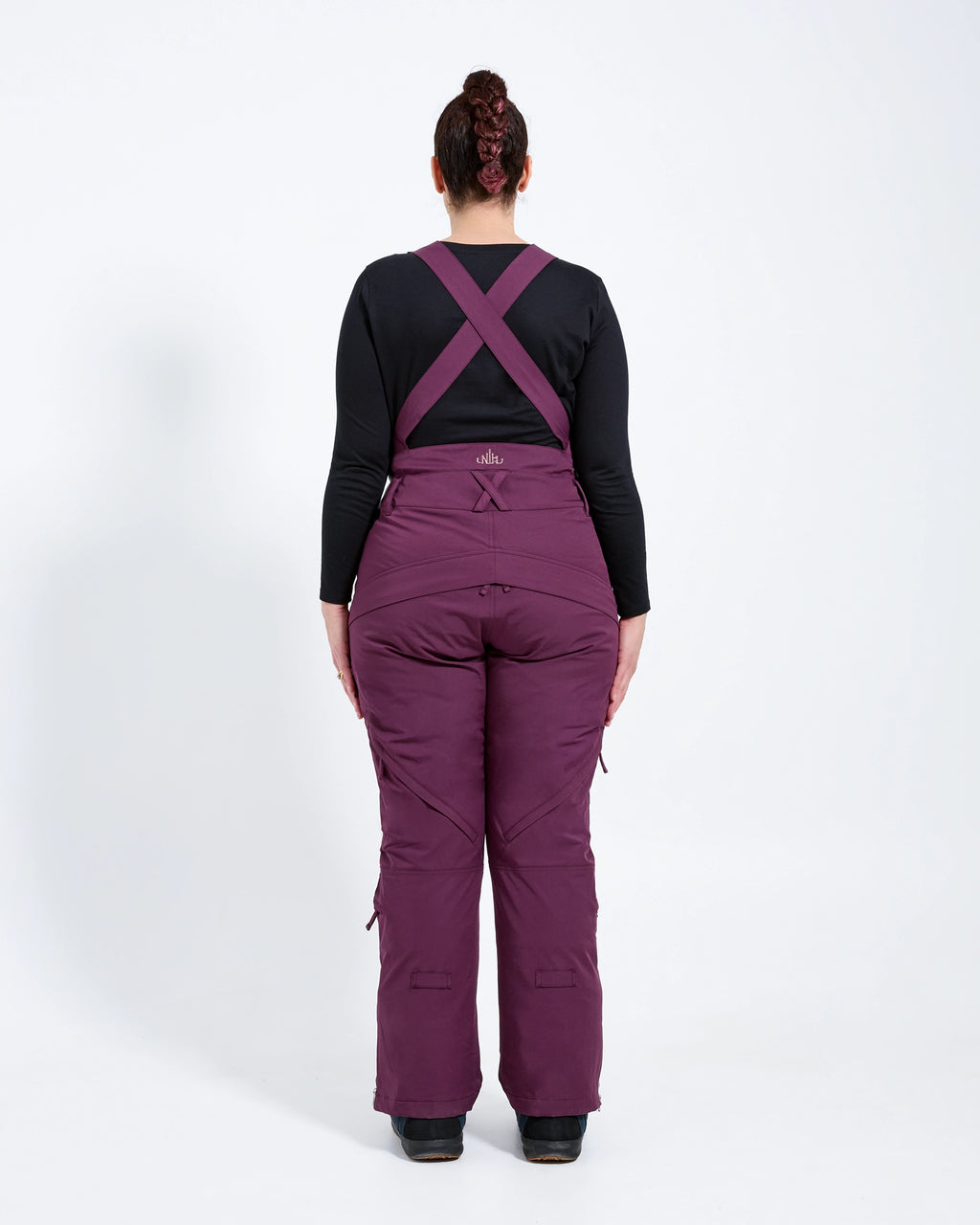 Plum - Zali Snow Bib REGULAR - Nobody's Princess #colour_plum
