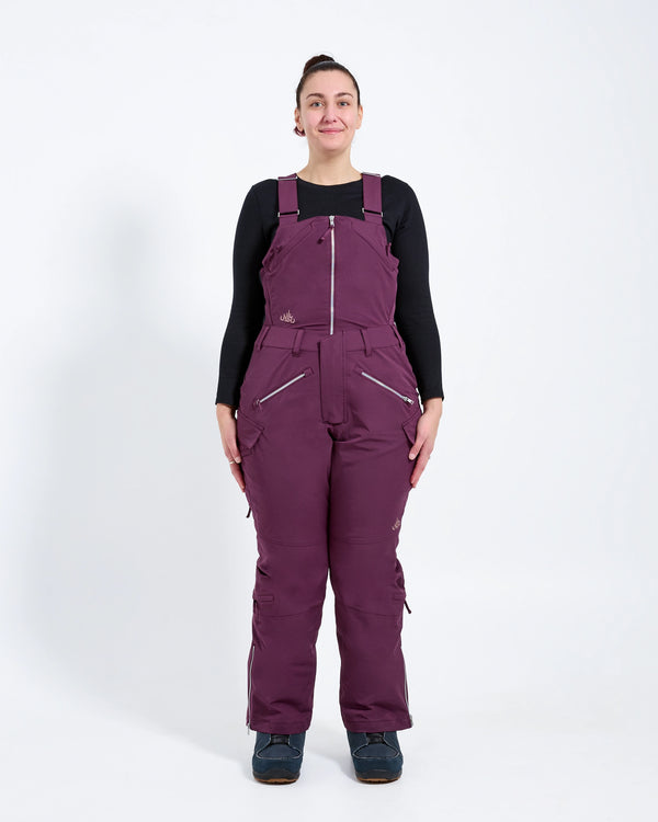 Zali Snow Bib REGULAR - Plum