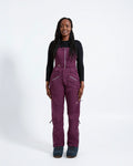 Plum - Zali Snow Bib SHORT - Nobody's Princess $Ajur is wearing size AU10/US6 #colour_plum