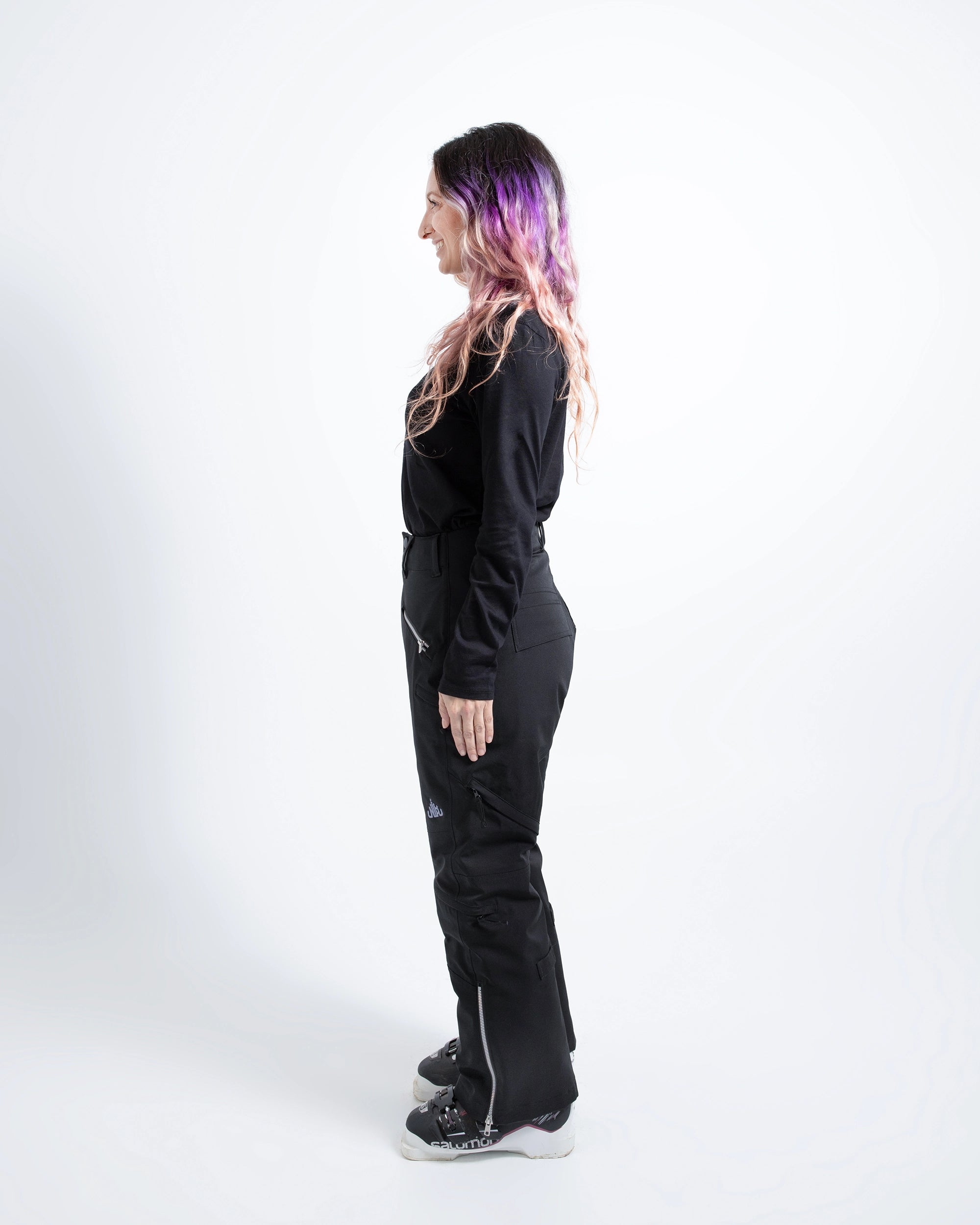 Black - Zali Snow Pant SHORT - Nobody's Princess #colour_black