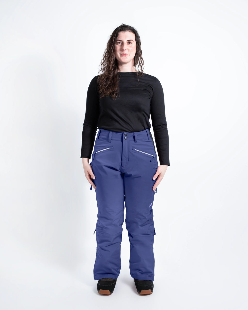 Indigo - Zali Snow Pant REGULAR - Nobody's Princess $Olivia is wearing size AU12/US8 #colour_indigo
