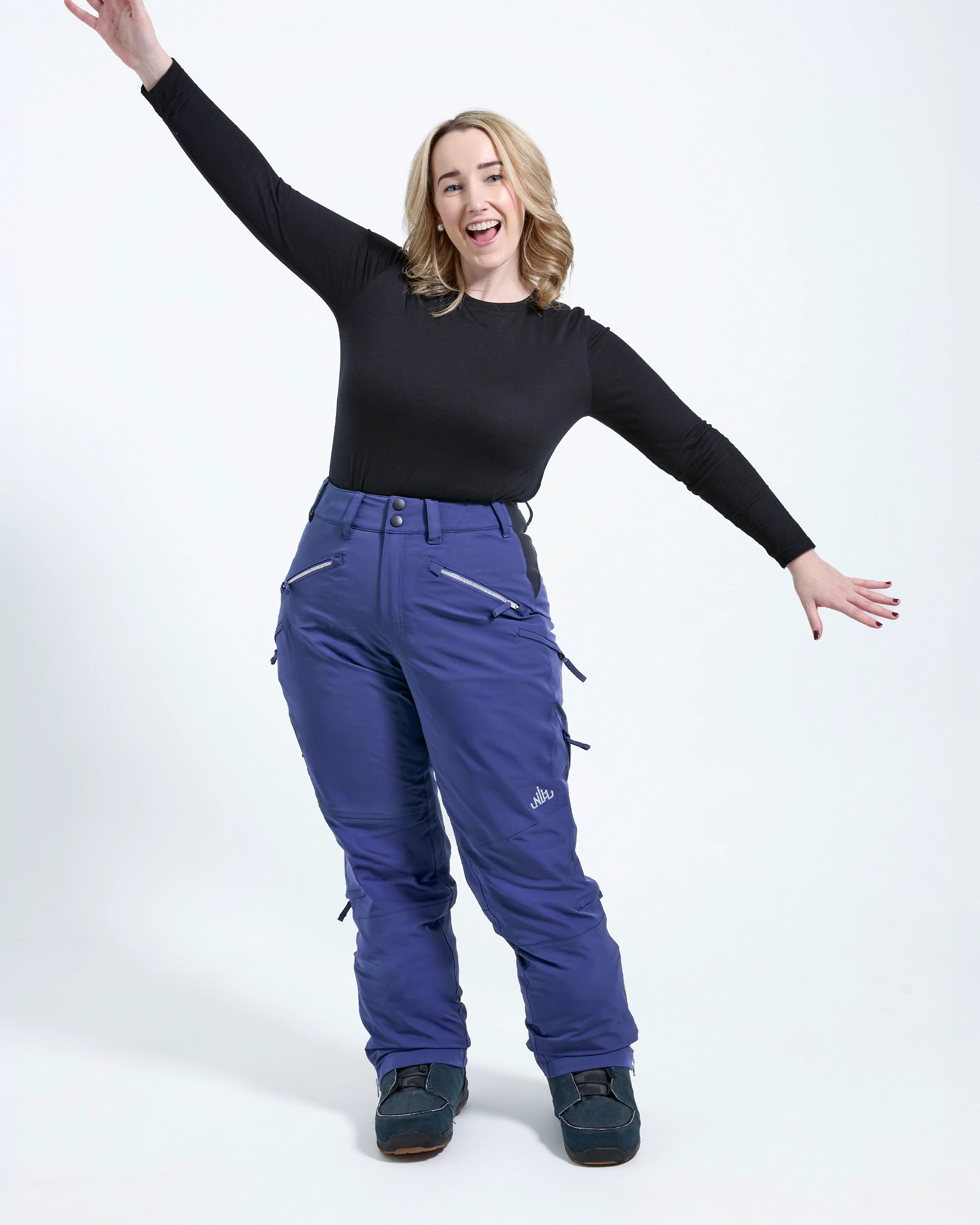 Indigo - Zali Snow Pant SHORT - Nobody's Princess #colour_indigo