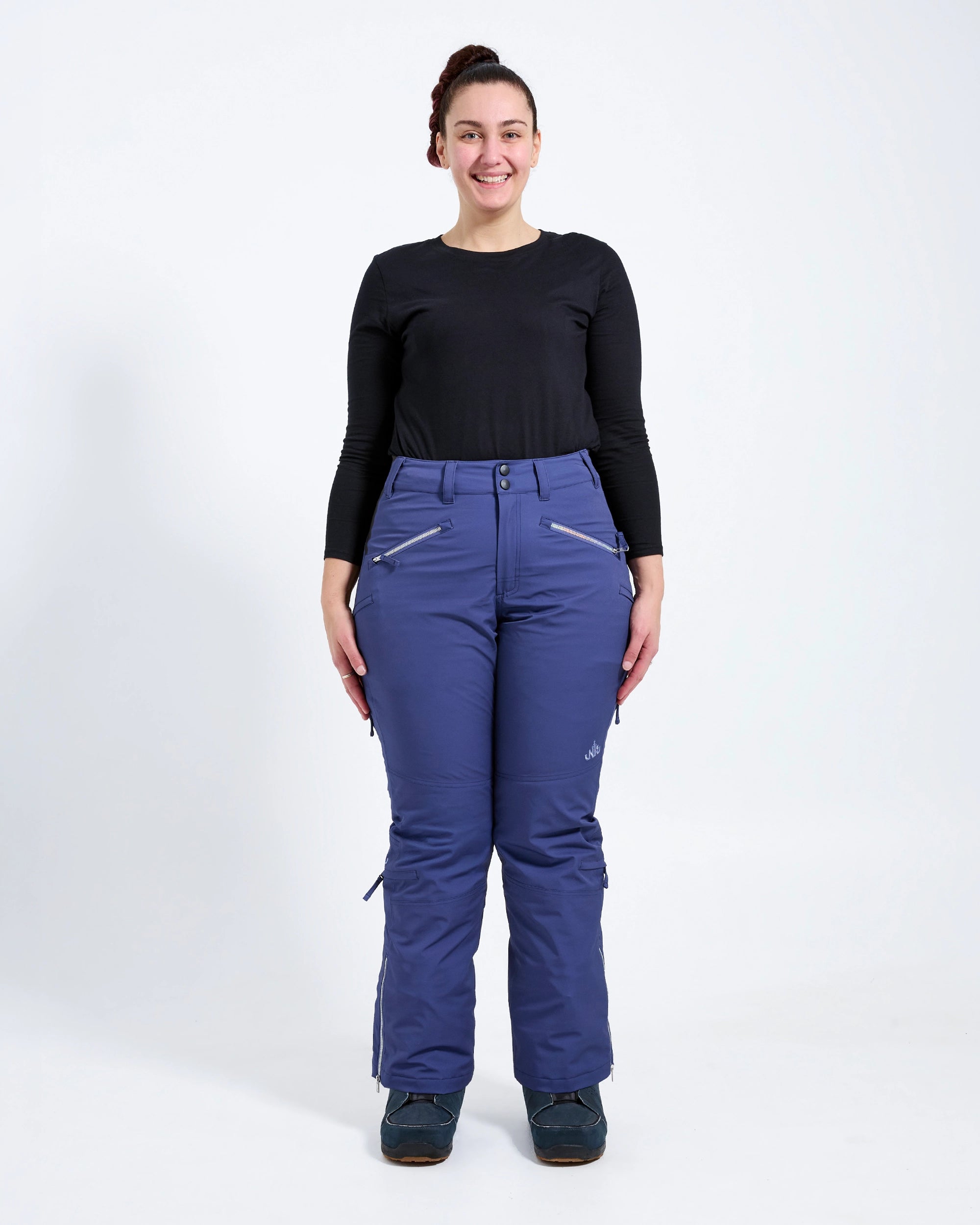 Indigo - Zali Snow Pant TALL - Nobody's Princess $Maria is wearing size AU14/US10 #colour_indigo #comingsoon