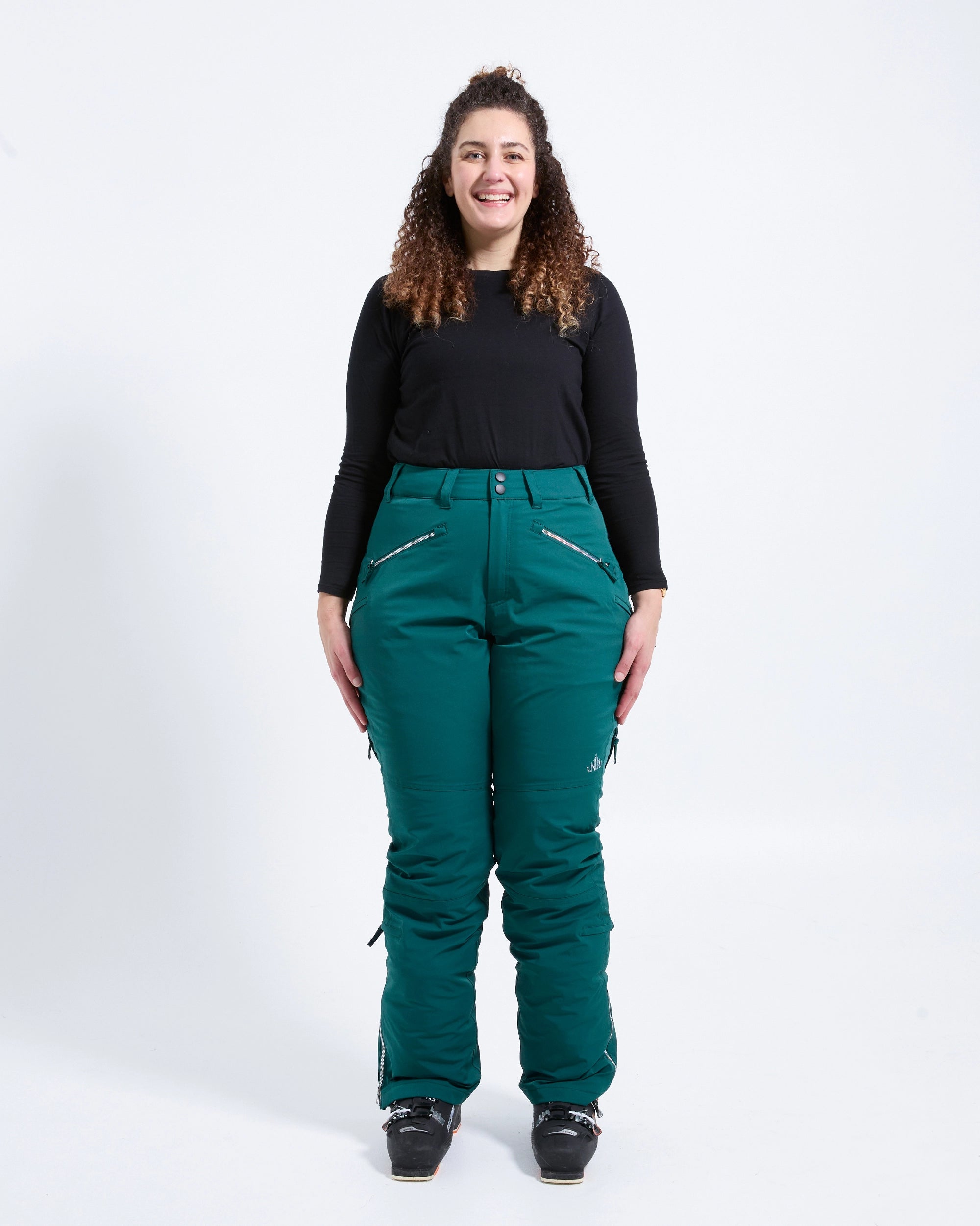 Moss - Zali Snow Pant TALL - Nobody's Princess $Maria is wearing size AU14/US10 #colour_moss