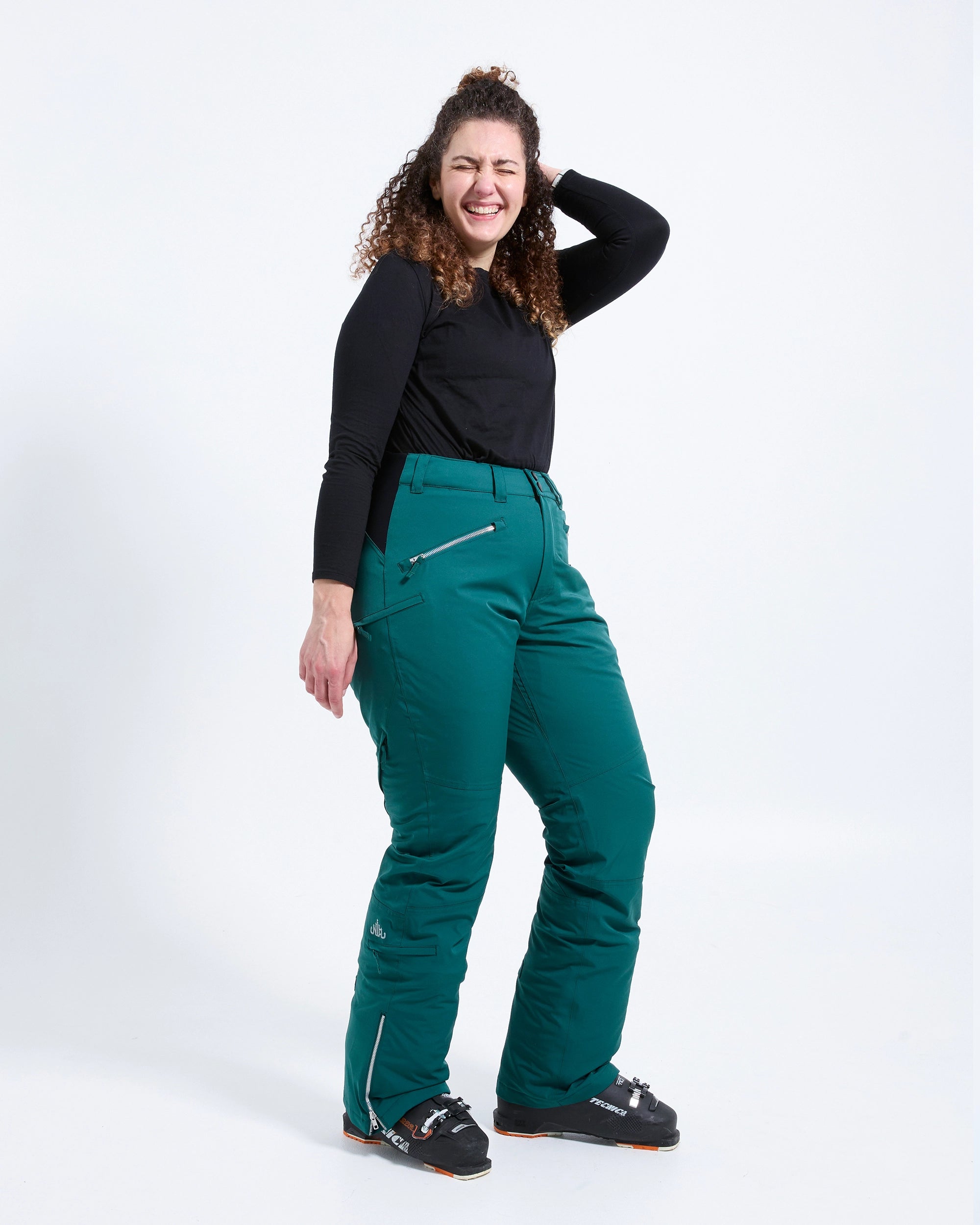 Moss - Zali Snow Pant TALL - Nobody's Princess #colour_moss