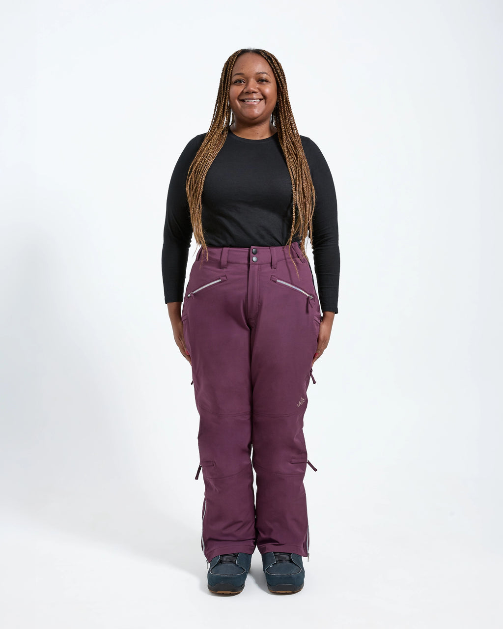 Plum - Zali Snow Pant REGULAR - Nobody's Princess $Luci is wearing size AU14/US10 #colour_plum