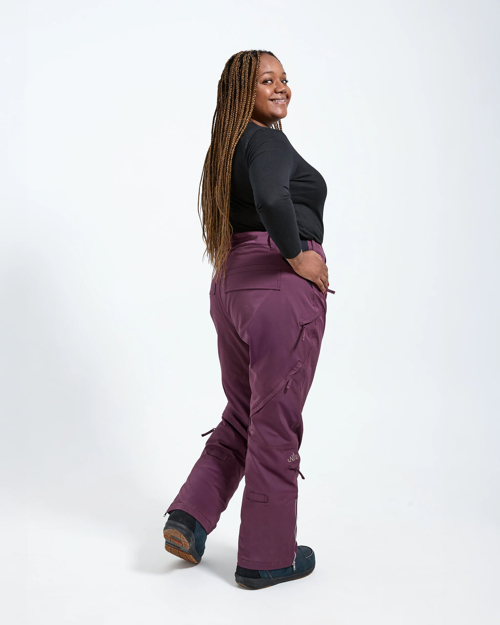 Plum - Zali Snow Pant REGULAR - Nobody's Princess #colour_plum