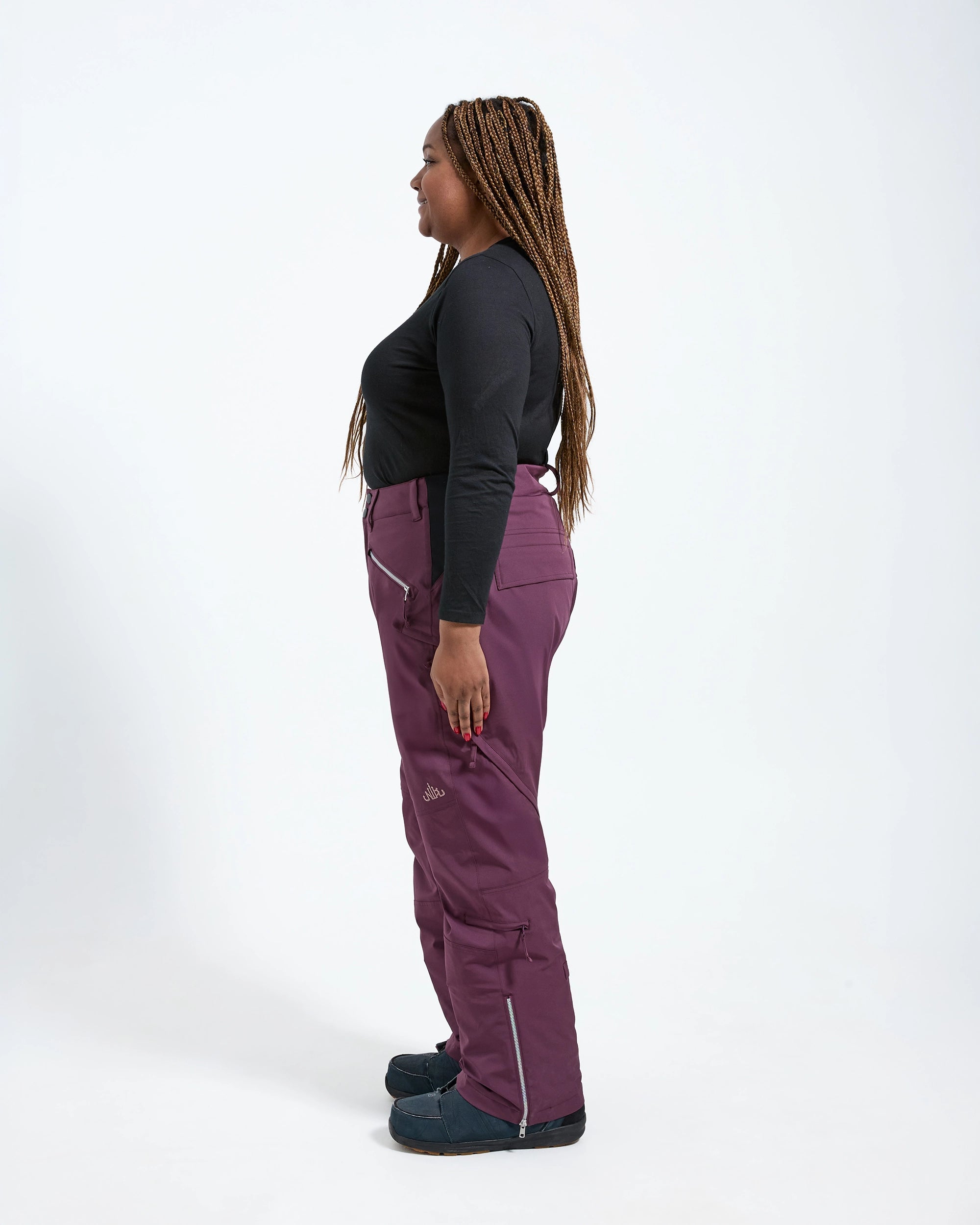 Plum - Zali Snow Pant REGULAR - Nobody's Princess #colour_plum