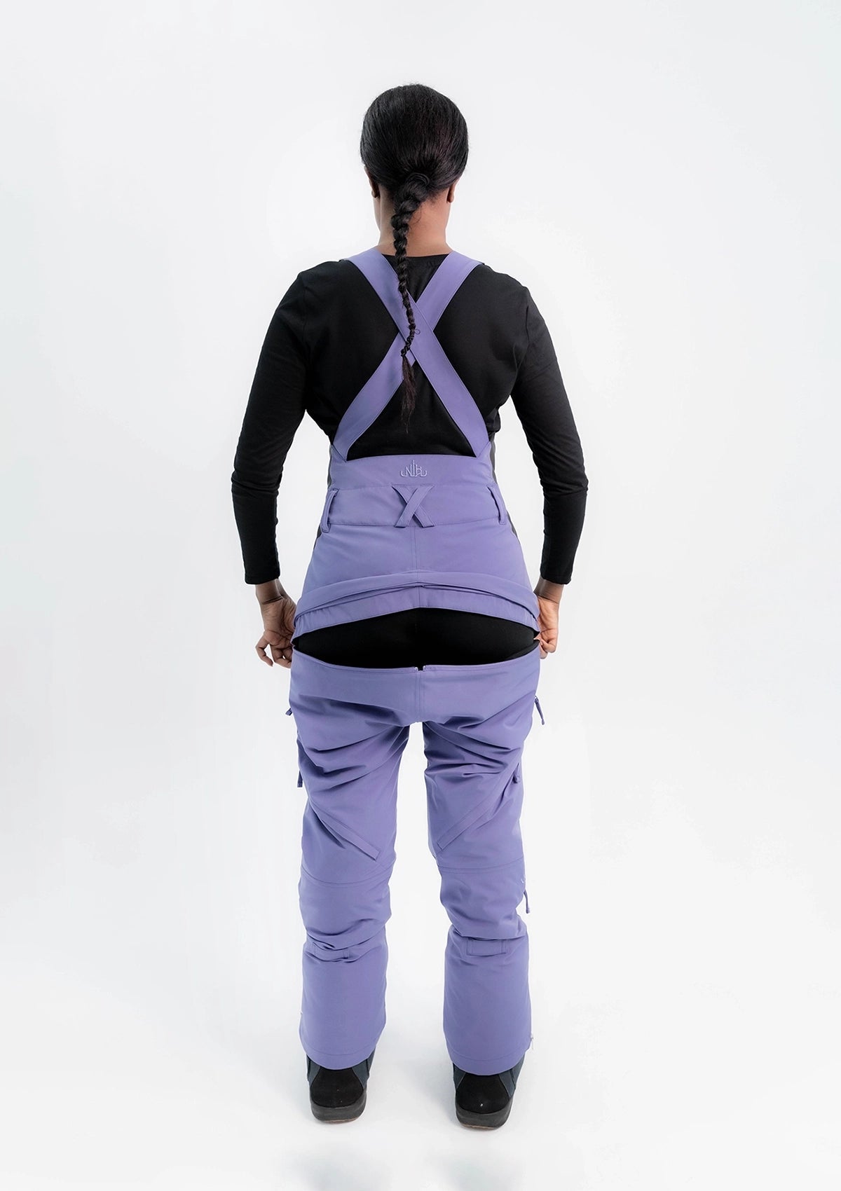 Violet - Zali Snow Bib SHORT - Nobody's Princess #colour_violet