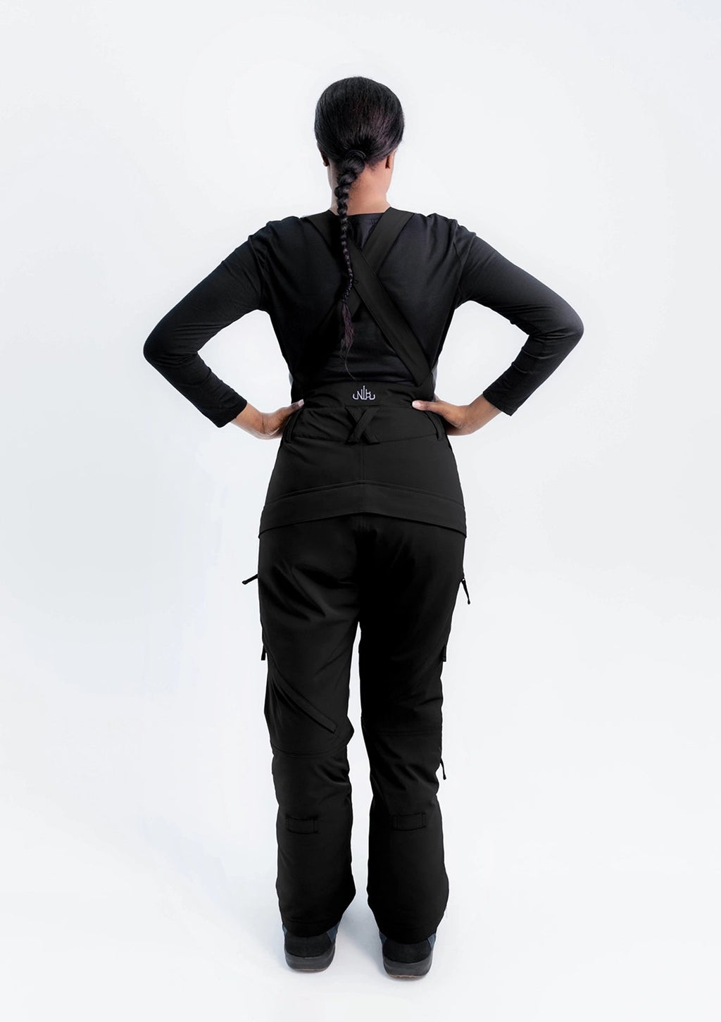 Black - Zali Snow Bib TALL - Nobody's Princess #colour_black