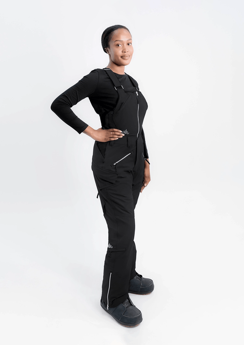 Zali Snow Bib TALL - Black