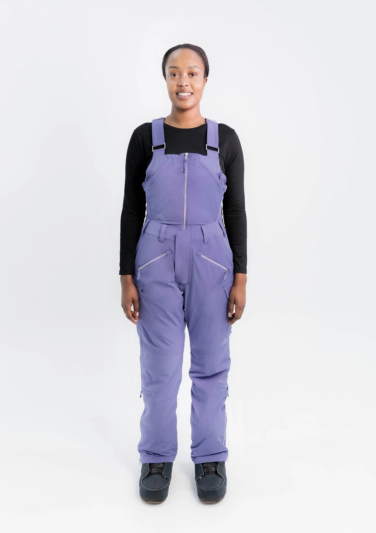 Violet - Zali Snow Bib TALL - Nobody's Princess $Ajur is wearing size AU10/US6 #colour_violet