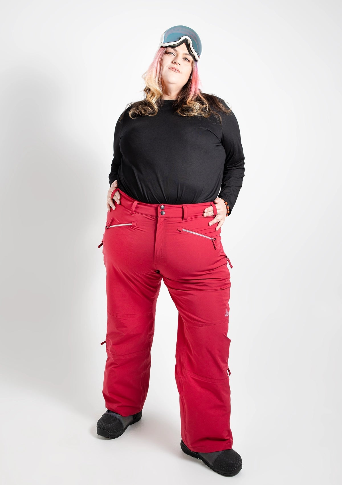 Raspberry - Zali Snow Pant REGULAR - Nobody's Princess #colour_raspberry