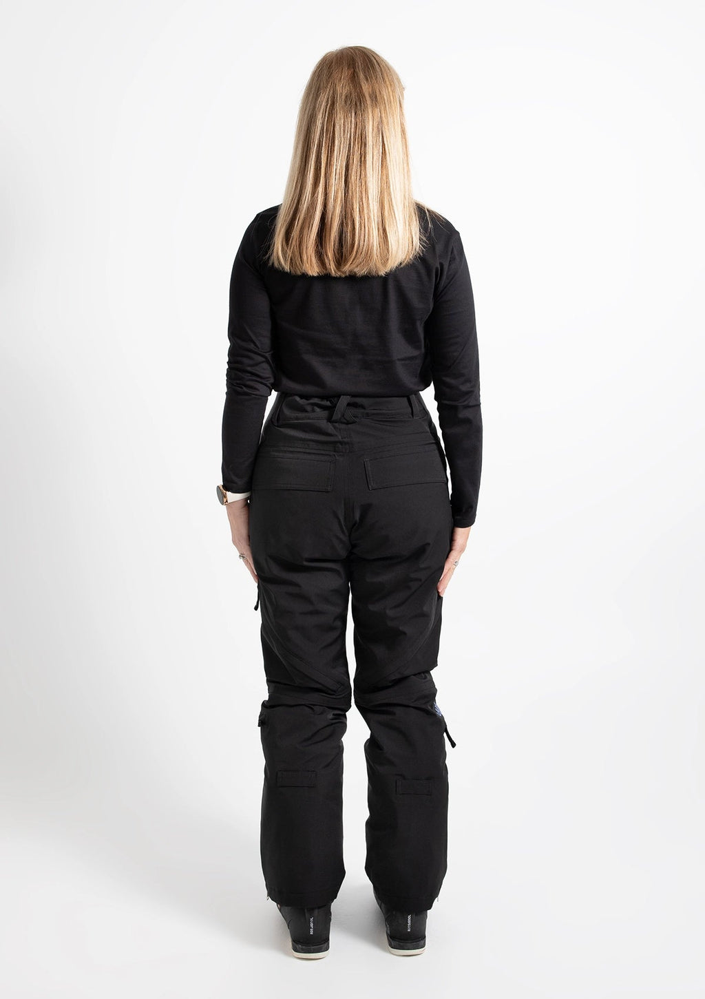 Black - Zali Snow Pant REGULAR - Nobody's Princess #colour_black