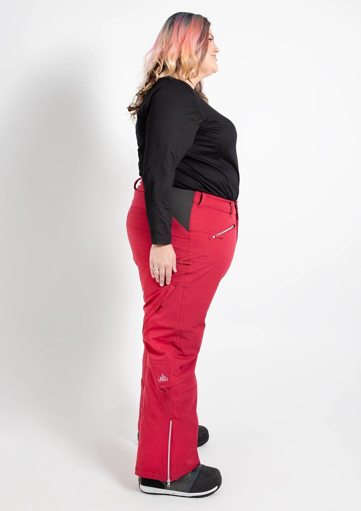 Raspberry - Zali Snow Pant REGULAR - Nobody's Princess #colour_raspberry