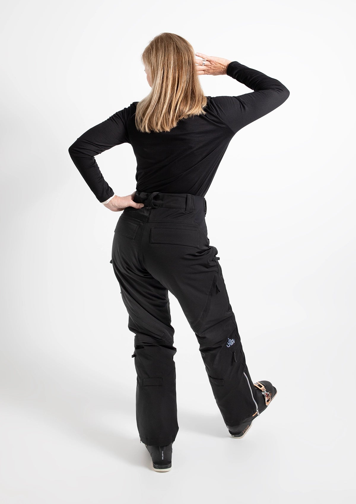 Black - Zali Snow Pant REGULAR - Nobody's Princess #colour_black