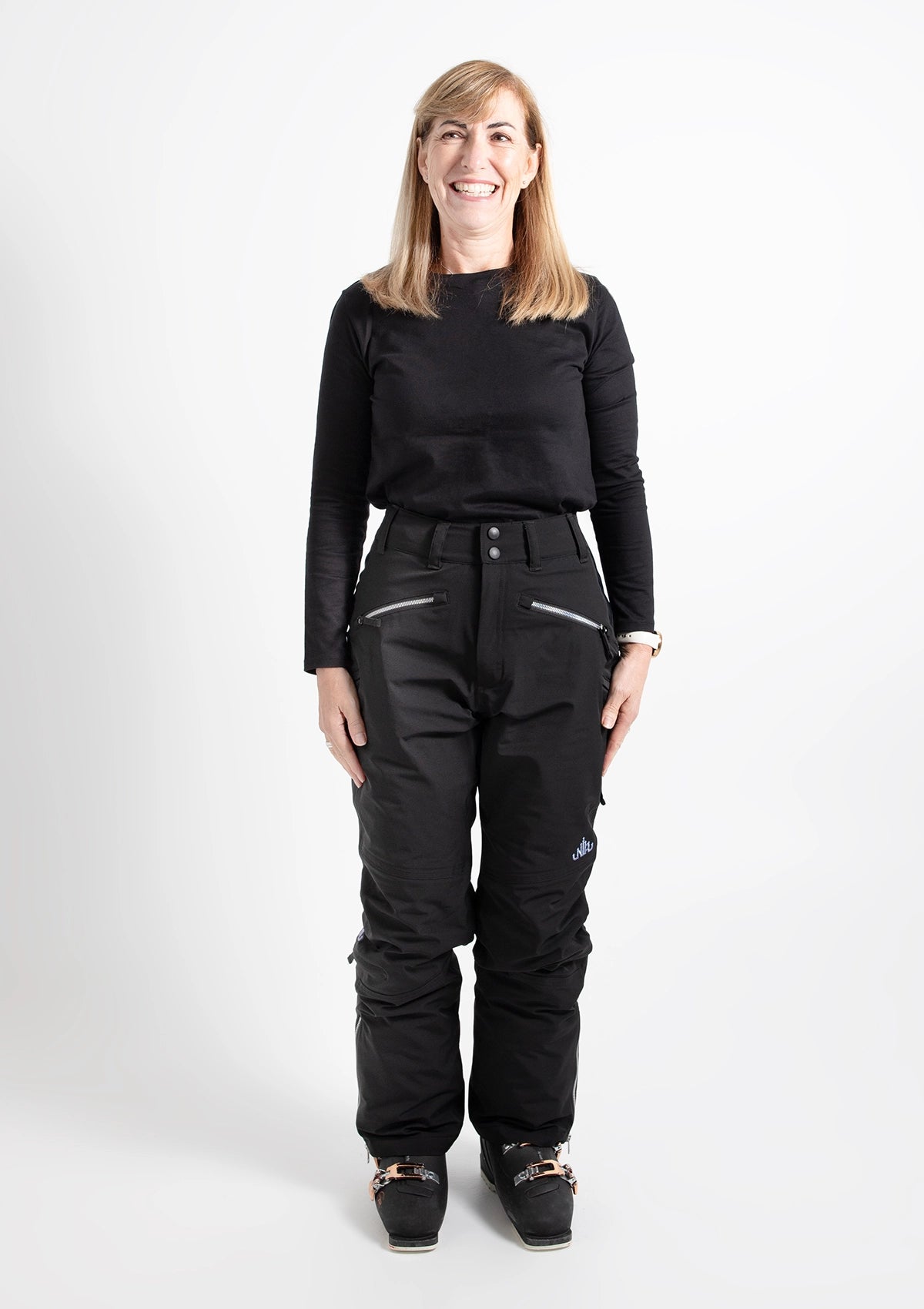 Black - Zali Snow Pant REGULAR - Nobody's Princess #colour_black