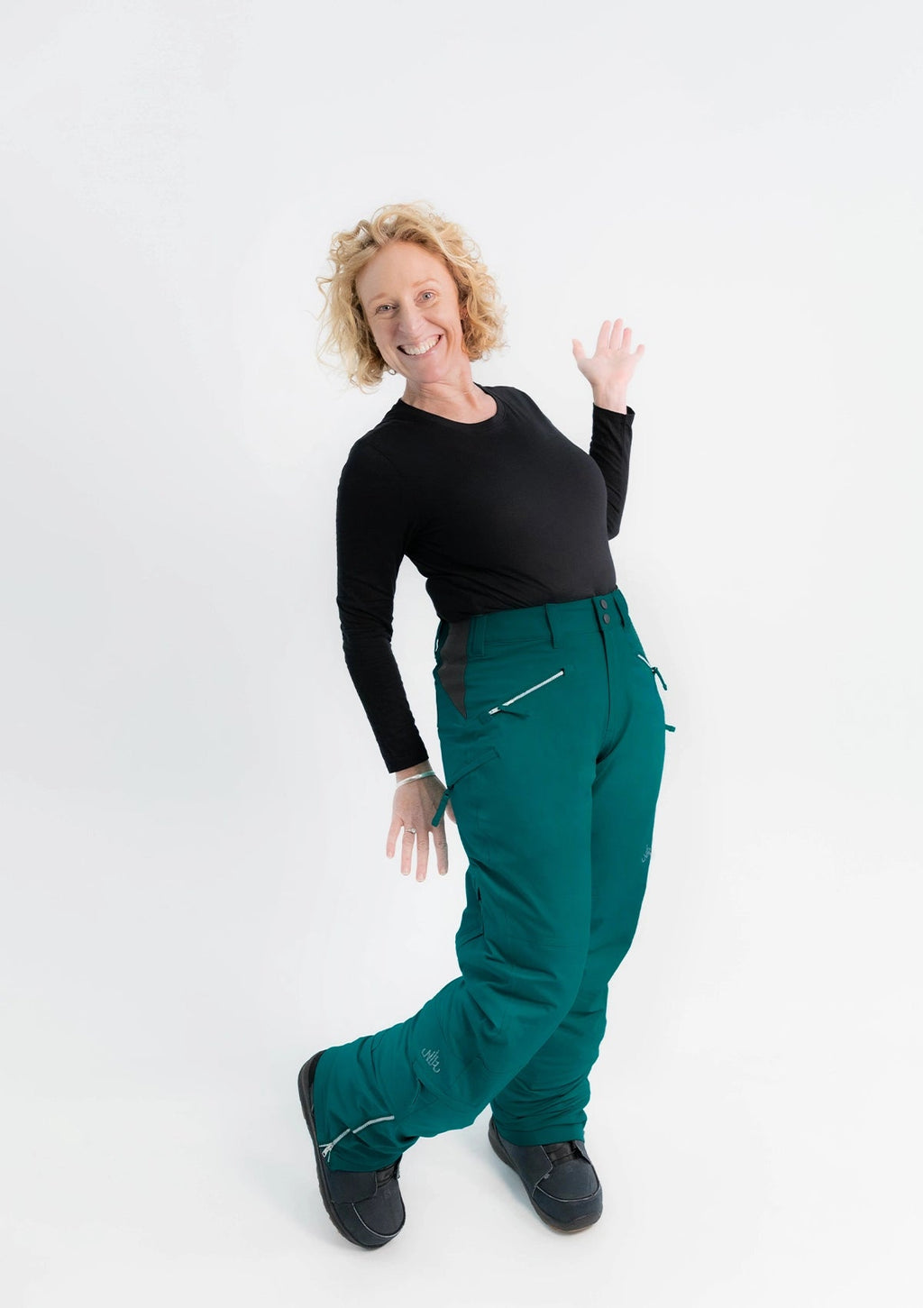 Moss - Zali Snow Pant REGULAR - Nobody's Princess #colour_moss