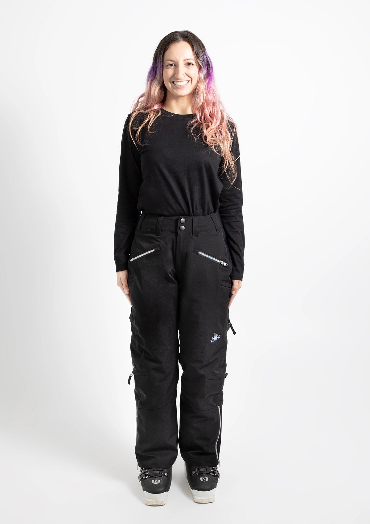 Black - Zali Snow Pant SHORT - Nobody's Princess #colour_black