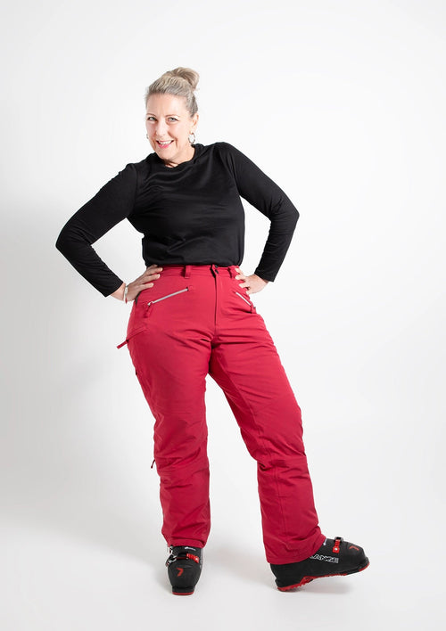 Zali Snow Pant SHORT - Raspberry