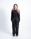 Black - Zali Snow Pant SHORT - Nobody's Princess $Ash is wearing size AU6/US2 #colour_black