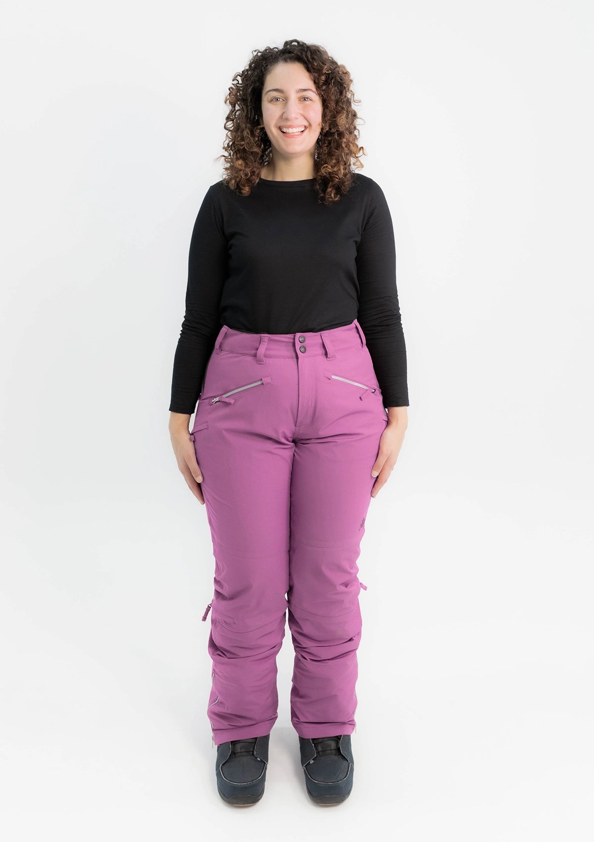 Orchid - Zali Snow Pant TALL - Nobody's Princess $Maria is wearing size AU14/US10 #colour_orchid